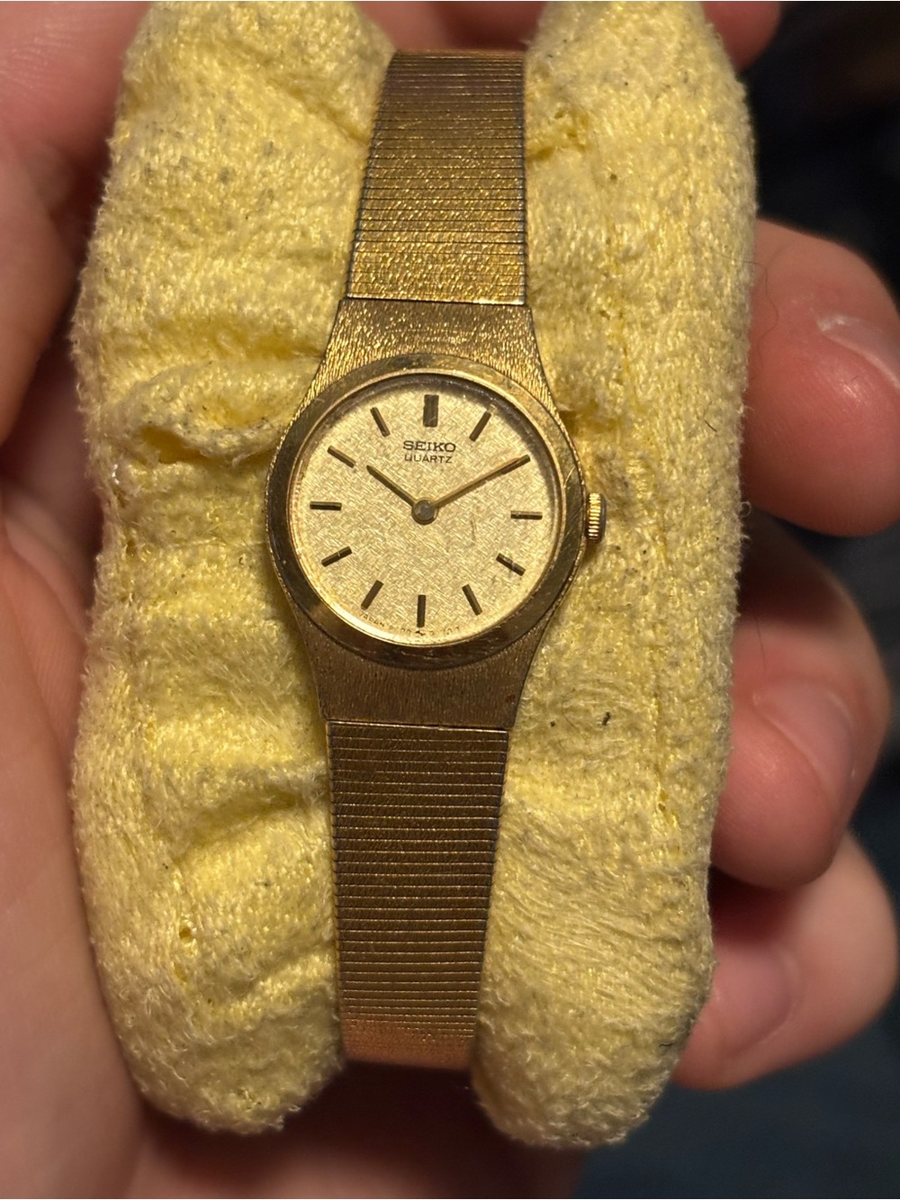 Seiko Gold Tone Slim Bracelet Quartz Watch